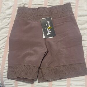 Women's Tan Bike Shorts